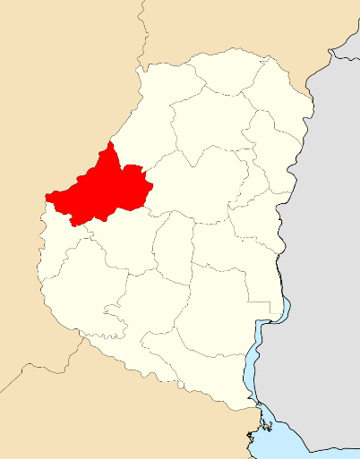 Mapa geografico de Paraná