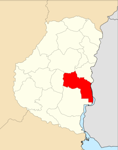 Mapa de Concepción de Uruguay